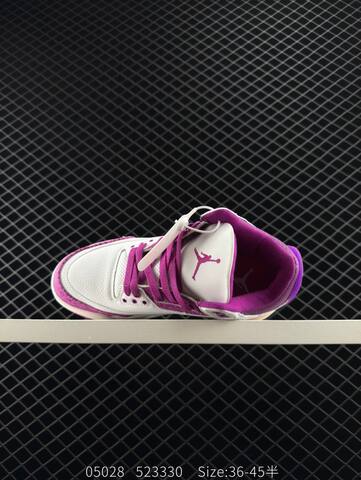Jordan Air Jordan 3 Retro White Purple Beige EU 36-45 Basketball Shoe - Unisex (BS-81291)