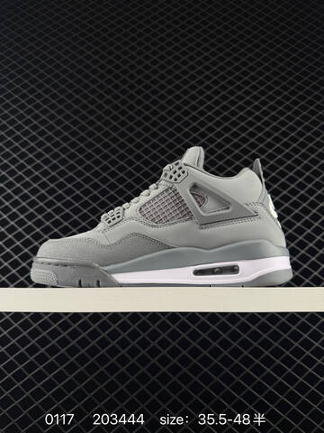 Jordan Air Jordan 4 Nigel Sylvester Bike Air Cool Grey White EU 35 5-48 Sneaker - Unisex (BS-79813)