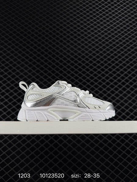Nike V5 RNR white silver brown 28-35 running lifestyle