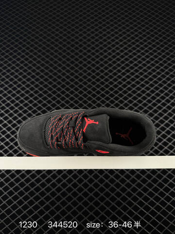 Jordan Air Jordan Retro Black Bright Red EU 36-46 Basketball Shoe - Unisex (BS-79943)