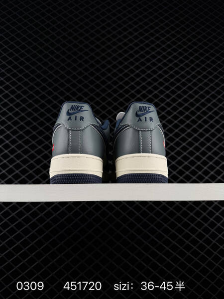 Nike Air Force 1 07 Low grey navy cream 36-45 lifestyle
