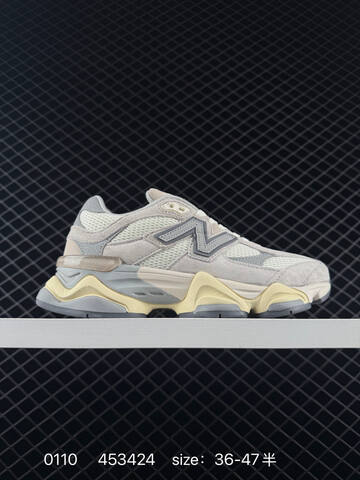 New Balance 9060 Light Grey Off White Cream Grey EU 36-47 Sneaker - Unisex (BS-82406)