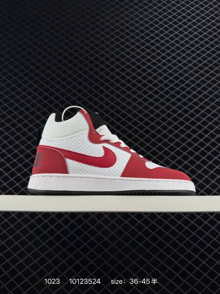 Nike Court Borough Mid White Grey Burgundy White Black Gum White Grey Blue White Red Black EU 36-45 5 casual lifestyle