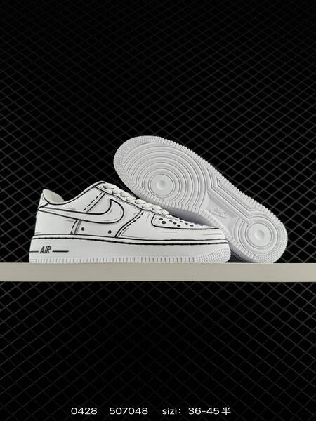 Nike Air Force 1 '07 Low White/Black EU 36-45.5 lifestyle