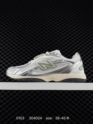 New Balance 204L White Silver Light Green Cream Black EU 36-45 Sneaker - Unisex (BS-82420)
