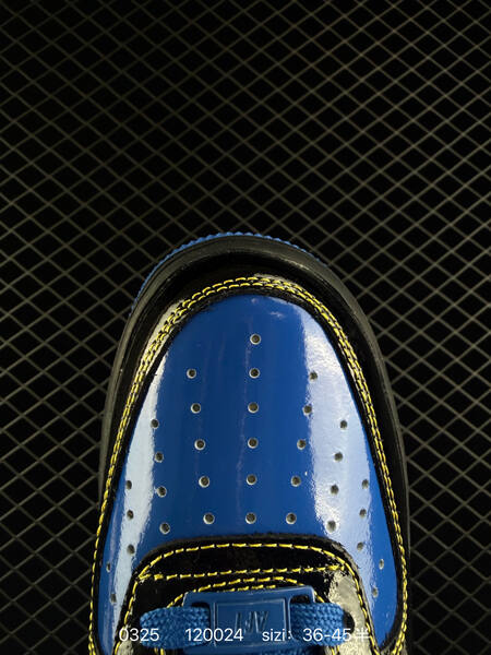 Nike Air Force 1 07 Low black blue yellow EU 36-45 lifestyle