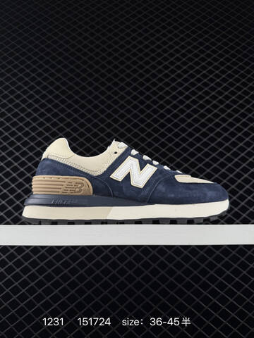 New Balance 574 U574LGAA Grey Navy Cream White Black EU 36-45 Sneaker - Unisex (BS-82429)