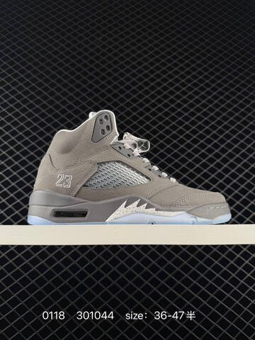 Jordan Air Jordan 5 Retro High Grey White Light Blue EU 36-47 Basketball Shoe - Unisex (BS-79806)