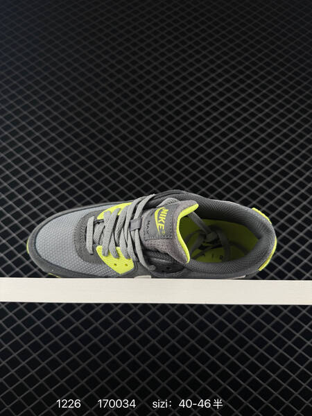 Nike Air Max 90 gray black neon yellow 40-46 running lifestyle