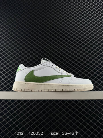 Jordan Air Jordan 1 Low OG SP White Green Sail EU 36-46 Sneaker - Unisex (BS-80536)