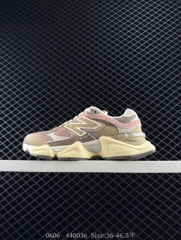 New Balance 9060 Brown Pink Beige Cream Grey EU 36-46 5 Sneaker - Unisex (BS-83343)