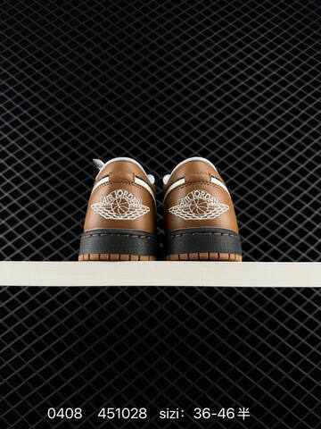 Jordan Air Jordan 1 Low Brown Black White Light Blue EU 36-46 Sneaker - Unisex (BS-79529)