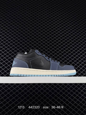 Jordan Air Jordan 1 Low black white red silver