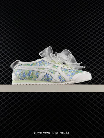ASICS Mexico 66 White Green Blue EU 36-41 Sneaker Casual Sneakers - Unisex (BS-81686)