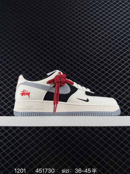 Nike Air Force 1 07 Sail Gray Black Red EU 36-45 5 lifestyle