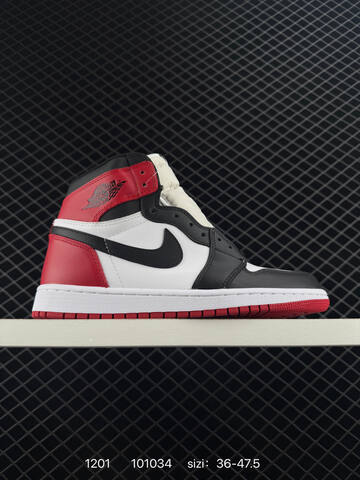 Jordan Air Jordan 1 Retro High OG Black White Red EU 36-47 5 Basketball Shoe - Unisex (BS-80139)