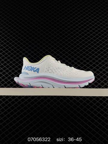 HOKA ONE ONE Kawana White Grey Dark Grey EU 36-45 Running Shoe Running Sneakers - Unisex (BS-86169)