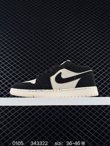 Jordan Air Jordan 1 Low Black Cream Light Pink EU 36-46 Basketball Shoe - Unisex (BS-79897)