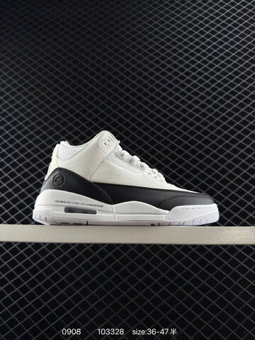 Jordan Air Jordan 3 Retro White Black Blue Grey EU 36-47 Basketball Shoe - Unisex (BS-80743)