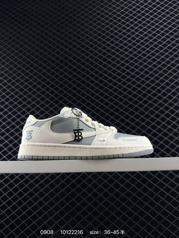 Jordan Air Jordan 1 Low Off White Grey EU 36-45 Sneaker - Unisex (BS-80744)