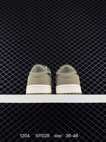 Jordan Air Jordan 1 Retro Low OG White Olive Black Sail EU 36-46 Sneaker - Unisex (BS-80116)