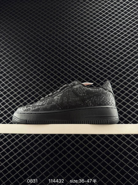 Nike Air Force 1 07 Low Black snakeskin EU 36-47 lifestyle