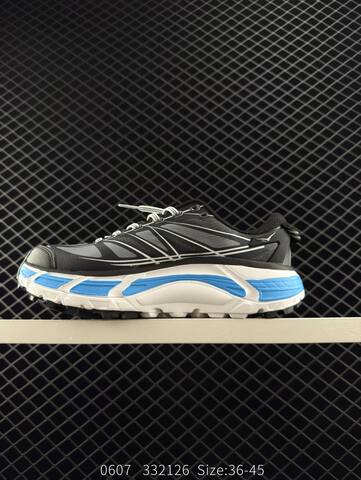 HOKA ONE ONE Mafate Speed 2 Low Black Grey Blue White EU 36-45 Trail Shoe Trail Running Sneakers - Unisex (BS-86618)