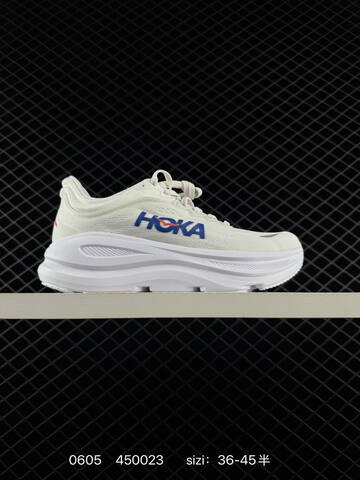 HOKA Bondi 9 White Blue Purple EU 36-45 Running Shoe Running Sneakers - Unisex (BS-86215)