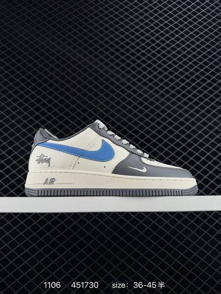 Nike Air Force 1 07 Low various colorways with BAPE Louis Vuitton-style prints gray cream blue gray brown cream black white 36-45 5 lifestyle