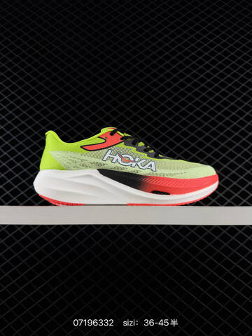 HOKA ONE ONE U ROCKET X 3 White Red Light Blue EU 36-45 Running Shoe Running Sneakers - Unisex (BS-86151)