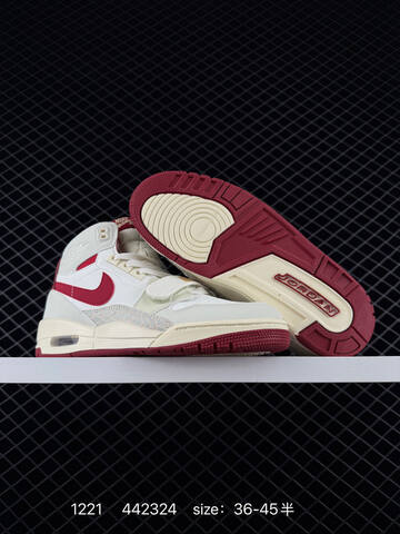 Jordan Air Jordan Legacy 312 Sail White Red Beige EU 36-45 Basketball Shoe - Unisex (BS-80011)