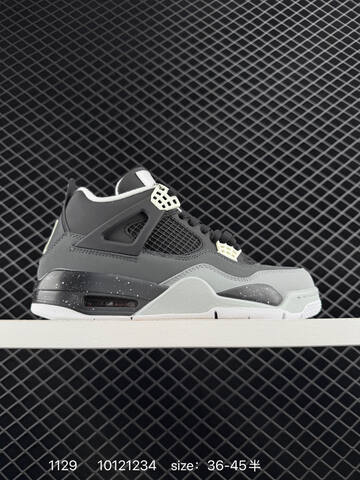 Jordan Air Jordan 4 Retro Purple Green Black White EU 36-45 Basketball Shoe - Unisex (BS-80155)