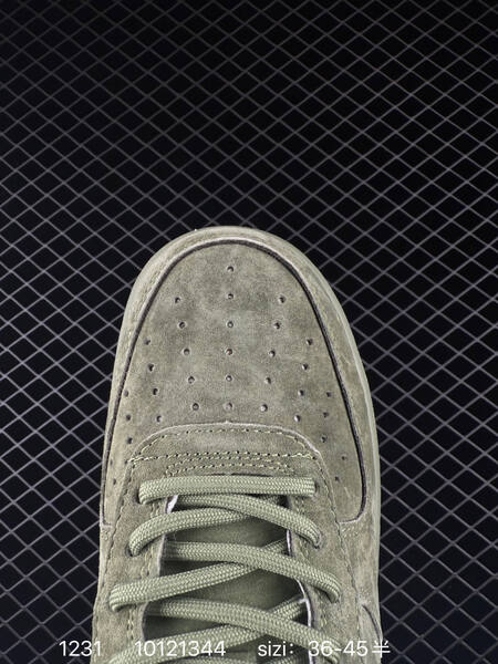 Nike Air Force 1 07 Low olive green suede EU 36-45 lifestyle