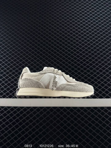 New Balance 327 black cream gray white