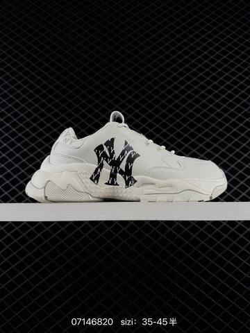 MLB Bigball Chunky Embo 3 ASHBNA3N50CRS Off White Black EU 35-45 Sneaker Casual Sneakers - Unisex