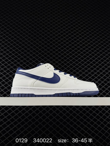 Nike Dunk Low white navy blue 36-45 lifestyle