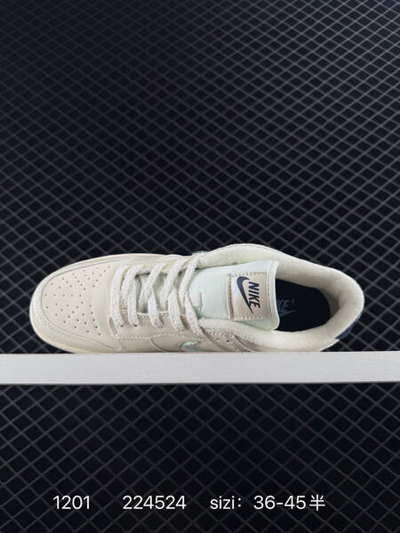 Nike Dunk Low cream white with iridescent silver and navy 36-45 5 skate lifestyle