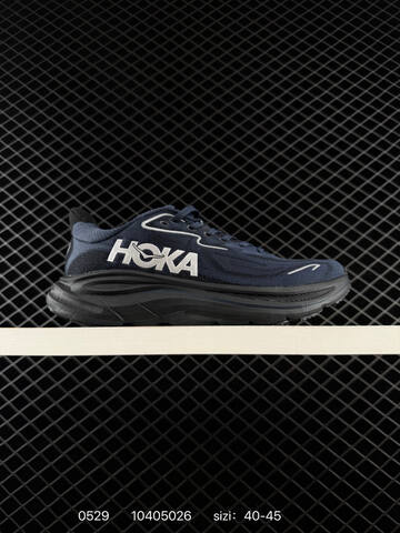 HOKA ONE ONE Clifton 9 Dark Grey White Pink EU 36-40 Running Shoe Running Sneakers - Unisex (BS-86221)