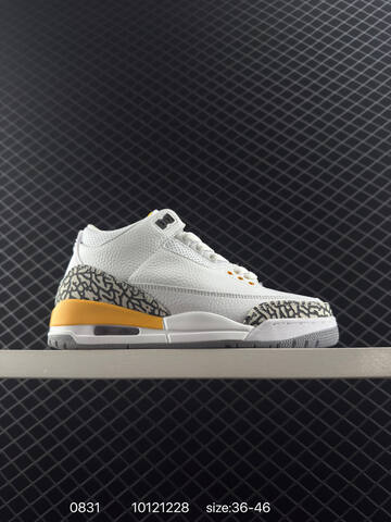 Jordan Air Jordan 3 Retro Hide And Sneak White Black Red Grey EU 36-46 Basketball Shoe - Unisex (BS-80794)