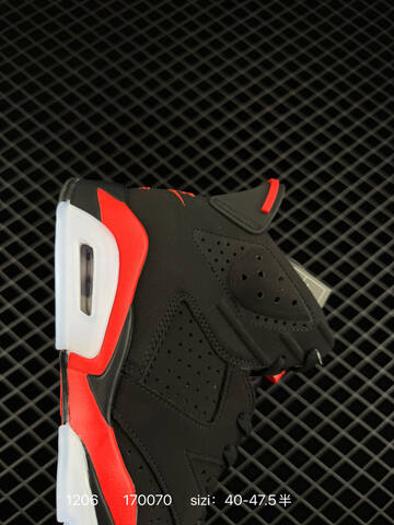 Jordan Air Jordan 6 Retro CT8529-001 Black Infrared Red White EU 40-47 5 Basketball Shoe - Men's (BS-80103)