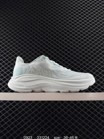 HOKA ONE ONE Clifton 10 White Light Blue Turquoise Green EU 36-45 Running Shoe Running Sneakers - Unisex (BS-86434)