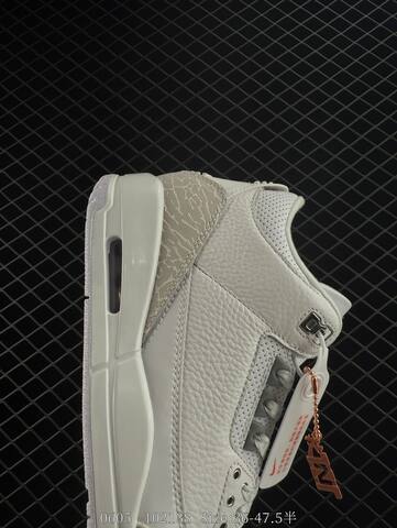 Jordan Air Jordan 3 Retro Pure Money White Light Grey EU 36-47 5 Basketball Shoe - Unisex (BS-81258)