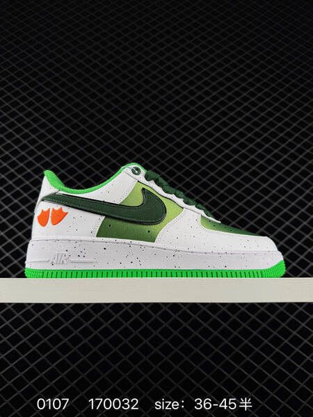 Nike Air Force 1 Low DOAF white green orange EU 36-45 5 lifestyle
