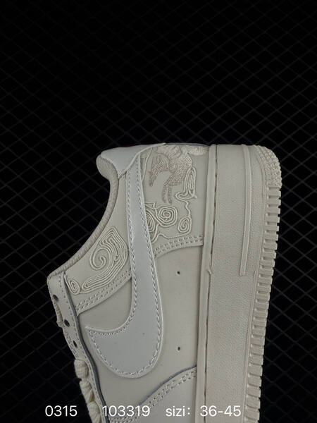 Nike Air Force 1 07 Low White Cream with red mini Swoosh EU 36-45 casual lifestyle