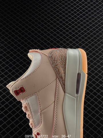 Jordan Air Jordan 3 Valentines Day Light Pink Red White Rose Gold EU 36-47 Basketball Shoe - Unisex (BS-80668)