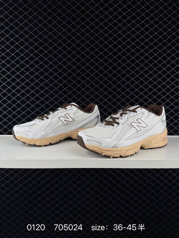 New Balance 740 U740BM2 White Silver Beige Brown EU 36-45 Running Shoe - Unisex (BS-82372)
