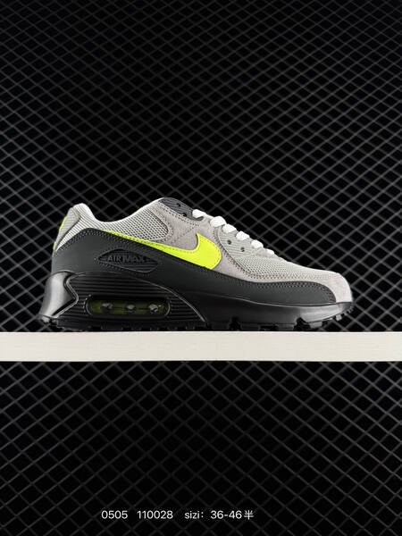 Nike Air Max 90 white / blue / gray, gray / red, black / red, gray / neon yellow 36-46 lifestyle