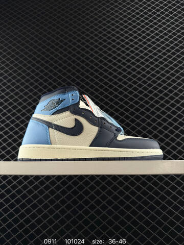 Jordan Air Jordan 1 Retro High OG Turquoise White Cream EU 36-46 Basketball Shoe - Unisex (BS-80733)