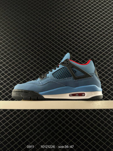 Jordan Air Jordan 4 Retro Bred Reimagined Black Grey Red White EU 36-47 Basketball Shoe - Unisex (BS-80731)