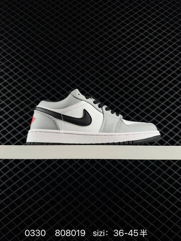 Jordan Air Jordan 1 Low Light Grey White Navy Gum EU 36-45 Sneaker - Unisex (BS-79578)